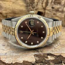 Thumbnail von Rolex Datejust 36 Datejust 36 - Diamantblatt - FULLSET 1989 - Ref. 16233