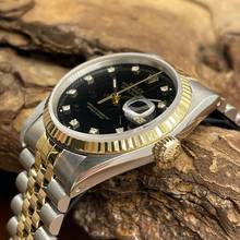 Thumbnail von Rolex Datejust 36 Datejust 36 - Diamantblatt - FULLSET 1989 - Ref. 16233