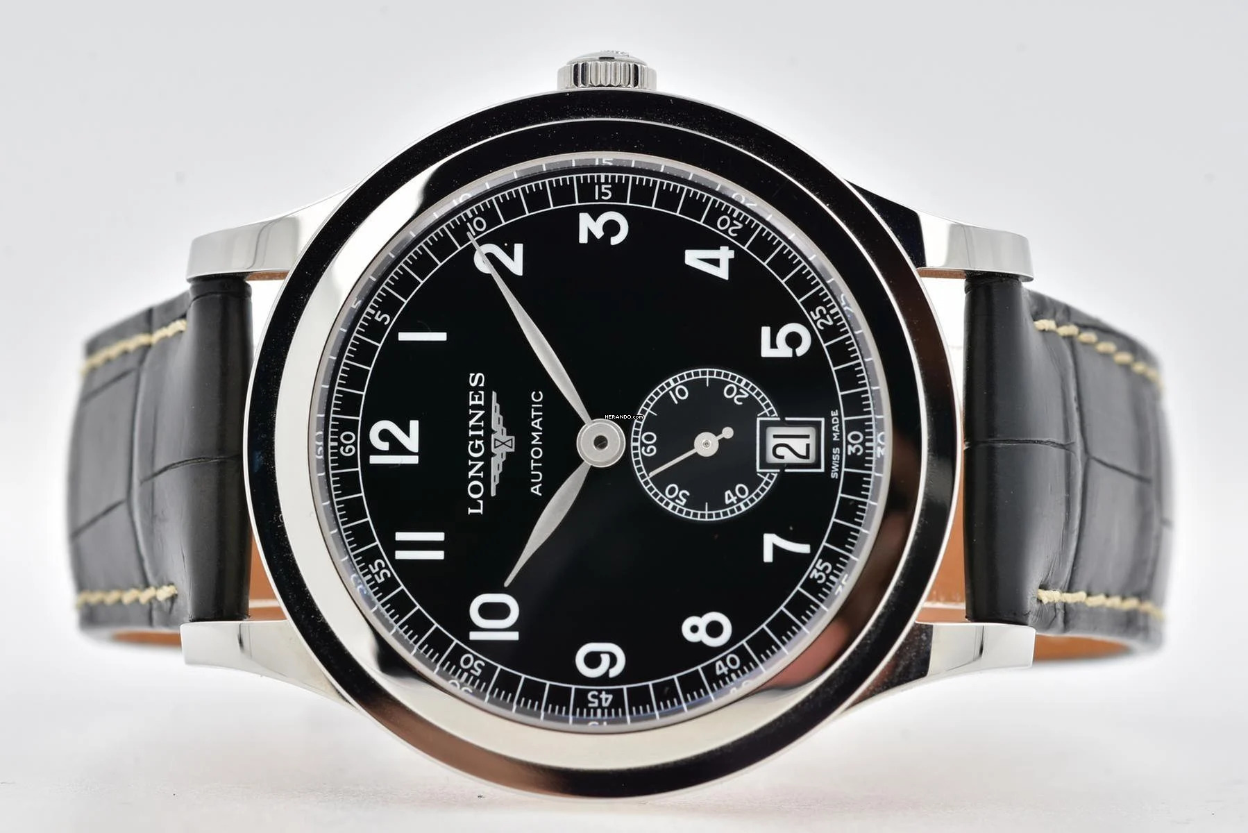  Longines Heritage 1940 Collection Pilots Watch L27674532 Black Dial 40mm 