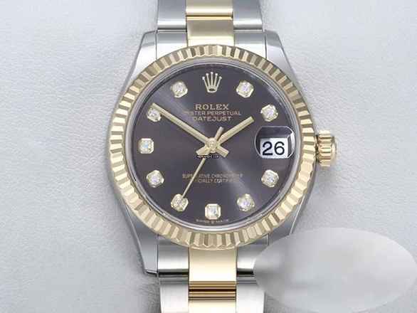  Rolex Datejust 31 278273 2022 Edelstahl Gelbgold 750 Diamanten Stainless Steel 18kt Yellow Gold Oyster-band Chronometer 