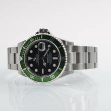 Thumbnail von Rolex Submariner Date 16610LV MK1 Kermit Fat Four bezel Full Set TOP Condition
