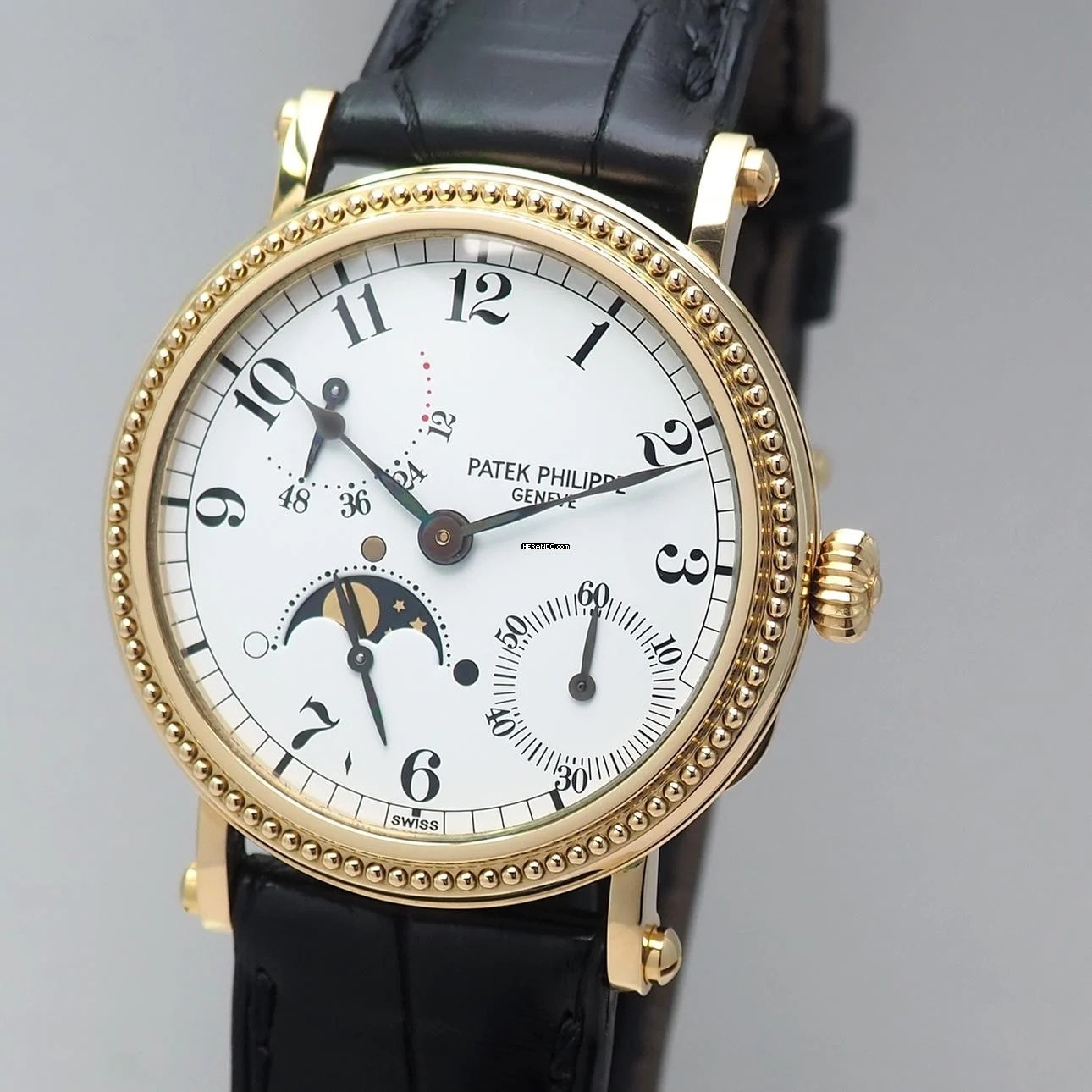  Patek Philippe Complications Moonphase 5015 Gold 18k/750 Box+Papiere Full Set 