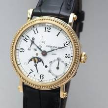 Thumbnail von Patek Philippe Complications Moonphase 5015 Gold 18k/750 Box+Papiere Full Set