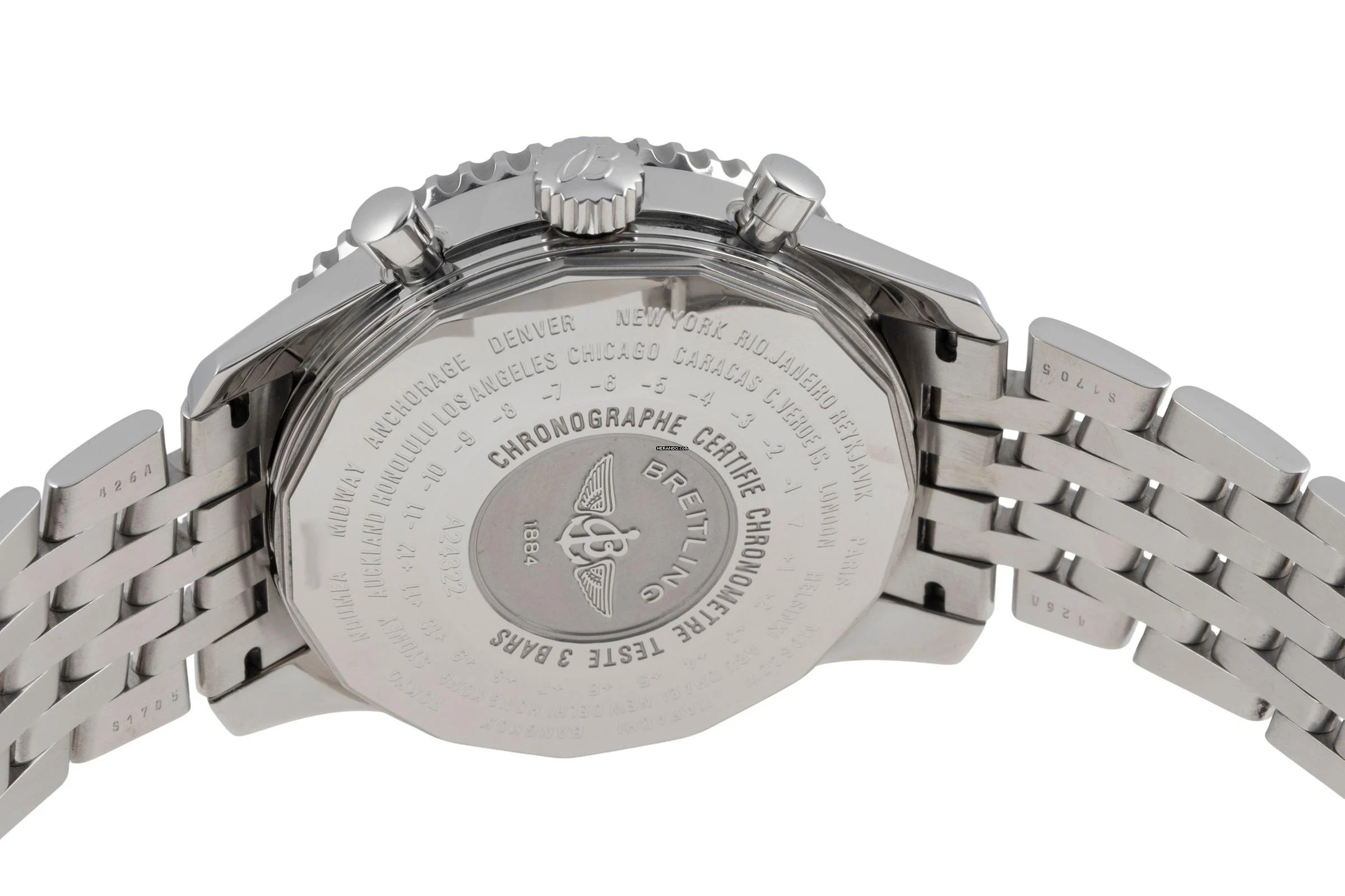 Thumbnail von Breitling Navitimer World GMT Chronograph Automatik Ref. A24322 Klassiker