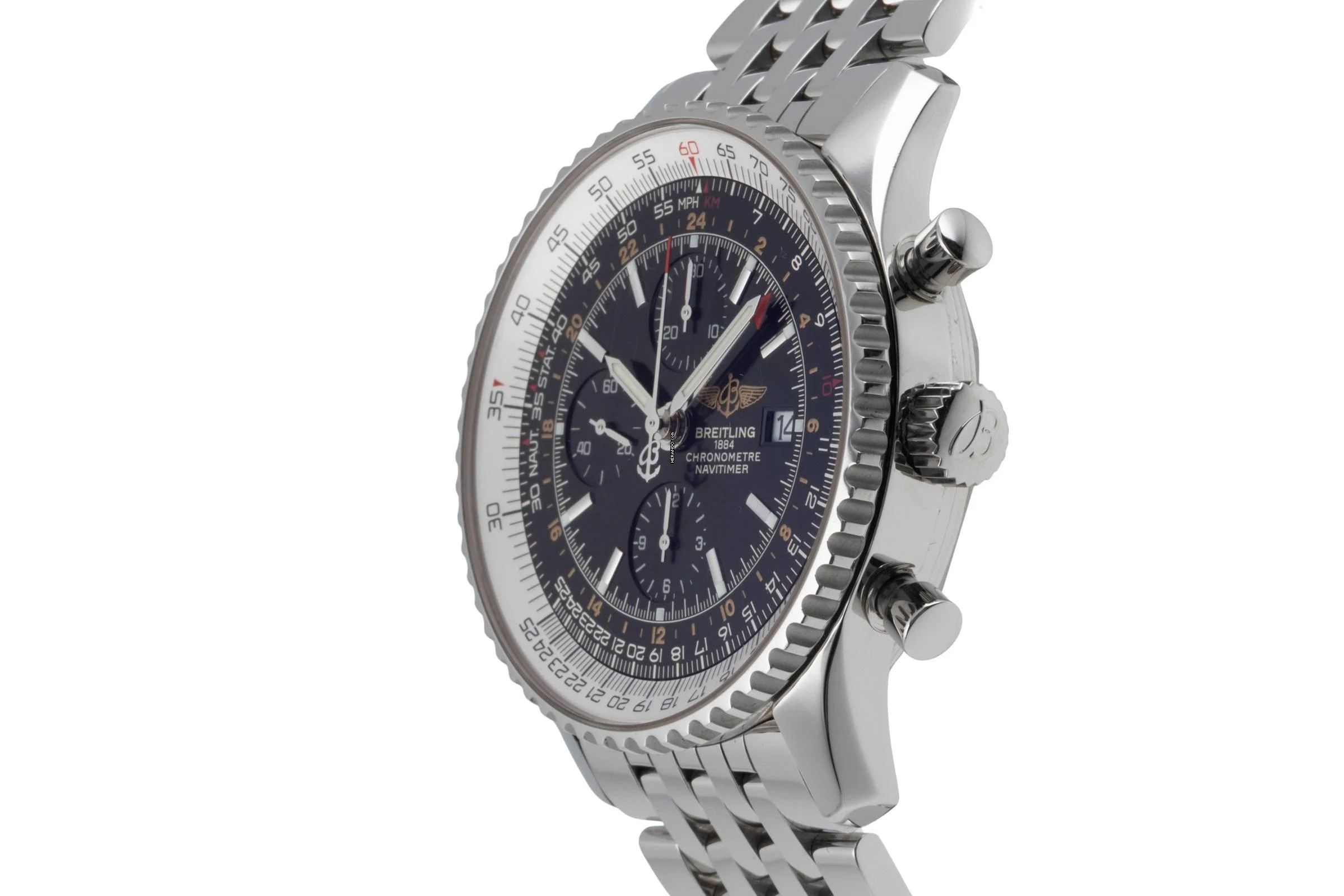 Thumbnail von Breitling Navitimer World GMT Chronograph Automatik Ref. A24322 Klassiker