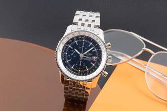 Thumbnail von Breitling Navitimer World GMT Chronograph Automatik Ref. A24322 Klassiker