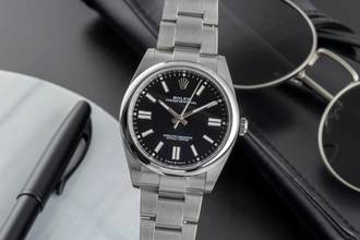 Thumbnail von Rolex Oyster Perpetual 41 Black Dial Stahl Automatik Ref. 124300 B&P 2022