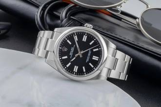 Thumbnail von Rolex Oyster Perpetual 41 Black Dial Stahl Automatik Ref. 124300 B&P 2022