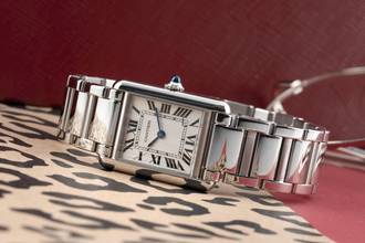 Thumbnail von Cartier Tank Must de Cartier Stahl Damenuhr Ref. WSTA0051 Box & Papiere 2021