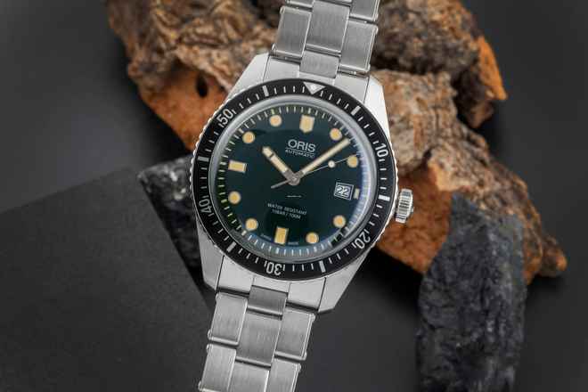  Oris Divers Sixty Five Stahl Automatik Ref. 01 733 7720 4057-07 8 21 18 Box 