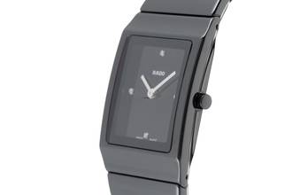 Thumbnail von Rado Ceramica Diastar Ceramica Keramik / Titan Quarz Damenuhr Ref. R21702702 B&P 2023