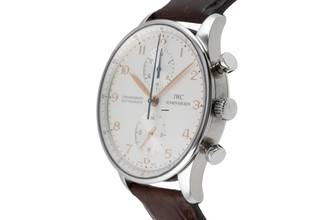 Thumbnail von IWC Portugieser Chronograph Rattrapante Chronograph Edelstahl Handaufzug Ref. IW371202 B&P