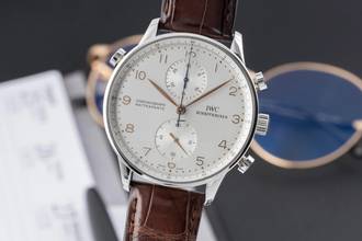 Thumbnail von IWC Portugieser Chronograph Rattrapante Chronograph Edelstahl Handaufzug Ref. IW371202 B&P