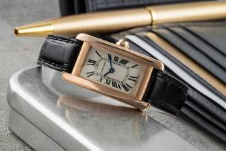 Thumbnail von Cartier Tank Américaine 18k Rotgold Quarz Damenuhr Ref. W2607456 B&P