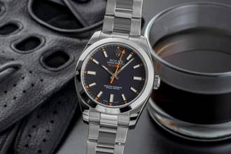 Thumbnail von Rolex Milgauss Black Dial Stahl Automatik Herrenuhr Ref. 116400 V-Serie B&P 2009