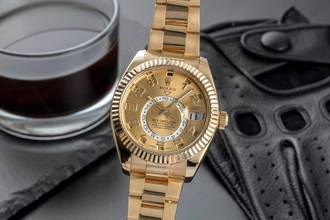 Thumbnail von Rolex Sky-Dweller 18k (0,750) Gold Automatik Herrenuhr Ref. 326938 B&P 2016