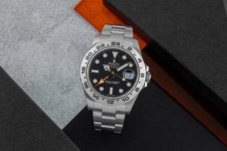 Thumbnail von Rolex Explorer II Black Dial Edelstahl Automatik Herrenuhr Ref. 216570 B&P 2013