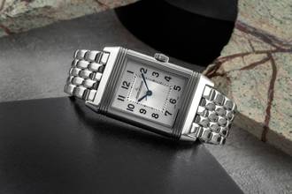 Thumbnail von Jaeger-LeCoultre Reverso Classique Classic Monoface Stahl Ref. Q2548140 222.8.62 Papiere