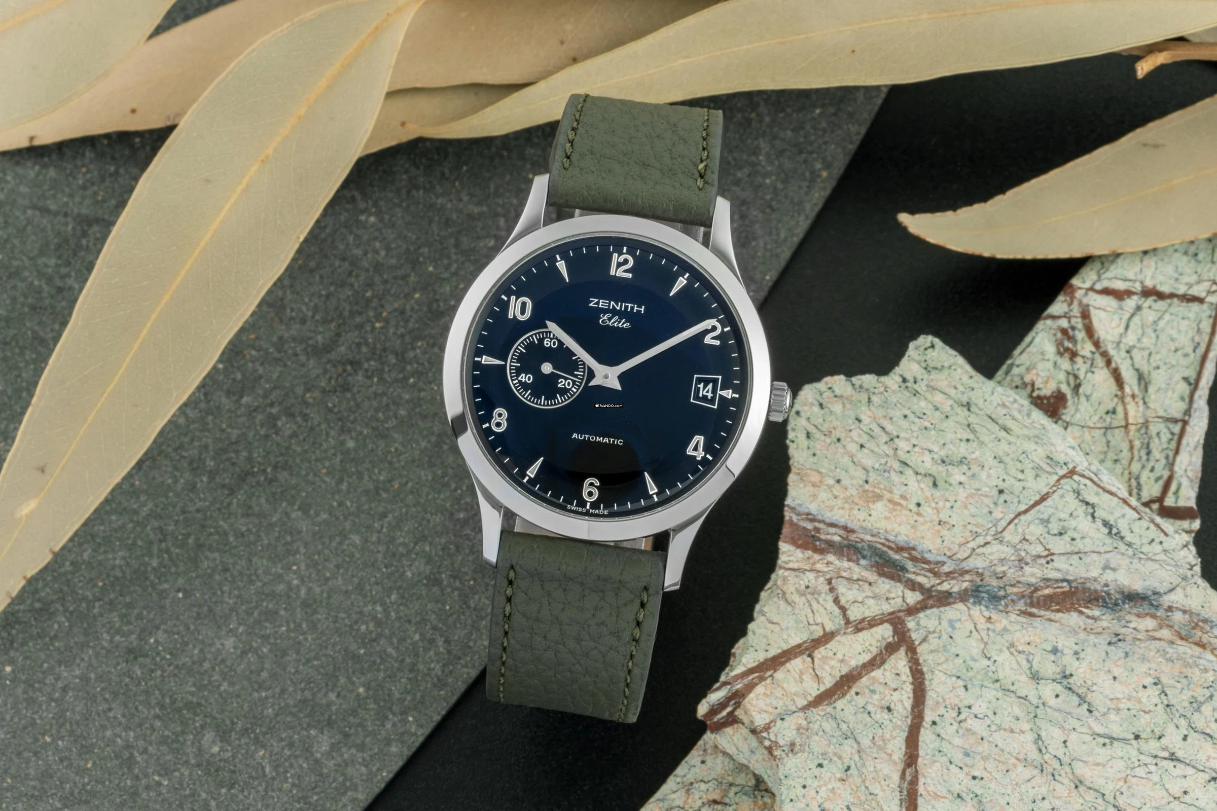 Thumbnail von Zenith Elite Stahl Automatik Herrenuhr Ref. 01 0125 680