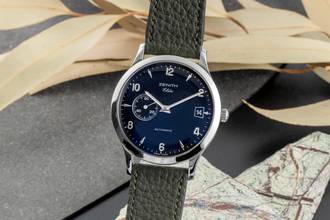 Thumbnail von Zenith Elite Stahl Automatik Herrenuhr Ref. 01 0125 680