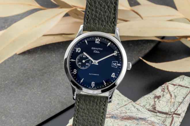  Zenith Elite Stahl Automatik Herrenuhr Ref. 01 0125 680 