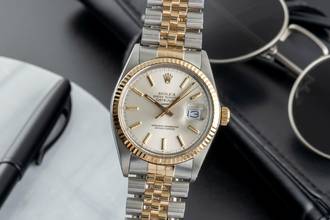 Thumbnail von Rolex Datejust 36 Oyster Perpetual Stahl / Gold Automatik Ref. 16013 Klassiker