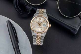 Thumbnail von Rolex Datejust 36 Oyster Perpetual Stahl / Gold Automatik Ref. 16013 Klassiker