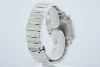 Thumbnail von Cartier Santos Large - Box+Papers - Cartier Warranty Until 2029 - Additional Rubber Strap WSSA0037 2021