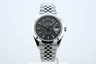 Thumbnail von Rolex Datejust 41 Rhodium Dial Jubilee Bracelet - With Box And Papers - 24 Months Warranty 126300 2018