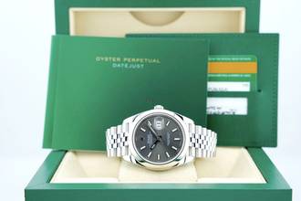 Thumbnail von Rolex Datejust 41 Rhodium Dial Jubilee Bracelet - With Box And Papers - 24 Months Warranty 126300 2018
