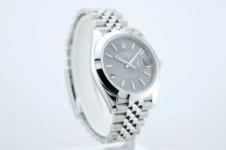 Thumbnail von Rolex Datejust 41 Rhodium Dial Jubilee Bracelet - With Box And Papers - 24 Months Warranty 126300 2018