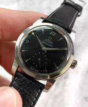 Thumbnail von Omega Seamaster Beautiful Seamaster Vintage Automatic Automatik Black Restored Dial 2576 2576