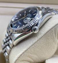Thumbnail von Rolex Datejust 36 (Jubilee) Top Condition BLUE Dial ROULETTE DATE - FULL SET BOX&PAPERS