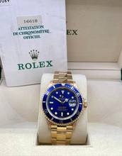 Thumbnail von Rolex Submariner Date Blue D. FULL-GOLD 18KT. WITH PAPERS TOP CONDITION year:1997