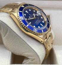 Thumbnail von Rolex Submariner Date Blue D. FULL-GOLD 18KT. WITH PAPERS TOP CONDITION year:1997