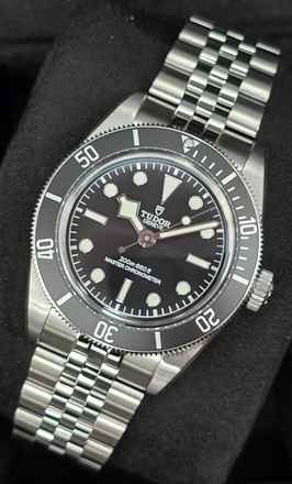  Tudor Black Bay 41mm 7941A1A0NU-0003 - Monochrome - Black Dial/Jubilee Unworn/New Condition Full Set 9-2025 Stickers 