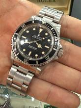 Thumbnail von Rolex Submariner (No Date) Glossy Dial Submariner 1990 Full Set booklets tags anchors etc