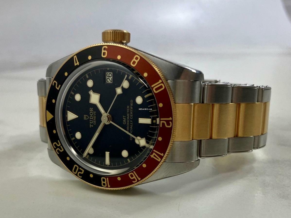 Thumbnail von Tudor Black Bay GMT 79833MN/Full Set/noch verklebt