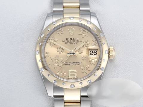  Rolex Datejust 31 Medium 31mm 178343 2013 Stahl Gelbgold 750 Diamanten Automatik Stainless Steel 18kt Yellow Gold Oyster-band Chronometer 