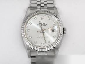 Thumbnail von Rolex Datejust 36 36mm 16234 Stahl Weissgold 750 Diamanten Automatik Stainless Steel Jubilé-band Oyster Chronometer