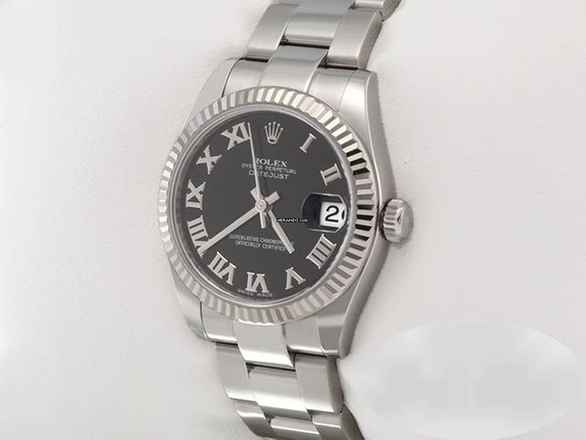  Rolex Datejust 31 31mm 178274 2019 Stahl Weissgold 750 Automatik Stainless Steel 18kt White Gold Oyster-band Chronometer Black Dial 