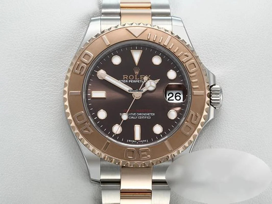 Rolex Yacht-Master 37 37mm 268621 2018 Edelstahl Roségold 750 Automatik Stainless Steel 18kt Rose Gold Oyster-band Chronometer