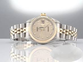 Thumbnail von Rolex Lady-Datejust Edelstahl Gelbgold 750 Diamanten Automatik Gold Stahl Damen