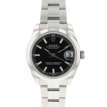  Rolex Datejust 31 Black Dial 