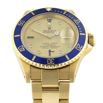  Rolex Submariner Date Serti Dial Sultan Ref.16618 