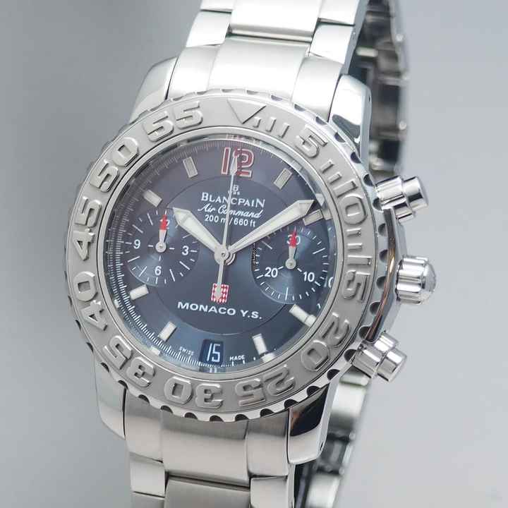  Blancpain Air Command Monaco Yacht Show Chronograph 2485F-1140-M71 B+P Box+Papiere+Neukaufrechnung 