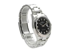 Thumbnail von Rolex Datejust 36 Oystersteel Weißgold Ref. 126234 Schwarz Diamant