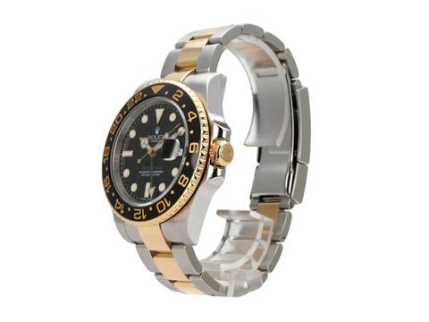  Rolex GMT-Master II Edelstahl Gelbgold 116713LN 