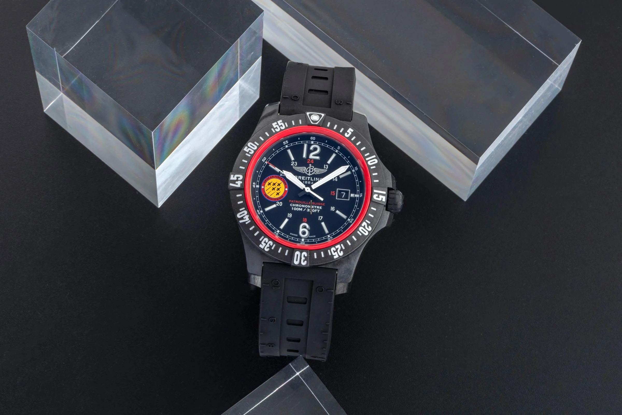 Breitling Colt Skyracer Patrouille Suisse Breitlight Quarz Ref X74320B5/BG23 B&P