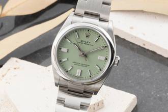 Thumbnail von Rolex Oyster Perpetual 36 Pistachio Stahl Automatik Herrenuhr Ref. 126000 B&P 2025